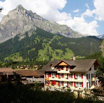 Hotel Des Alpes Kandersteg Exterior foto